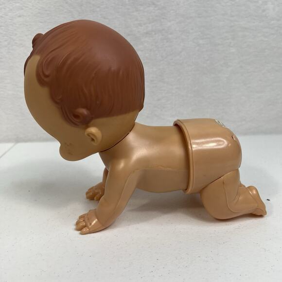 Vintage Playmates Baby Crawl Away Crawling Doll Toy 80’s NOT WORKING - Picture 3 of 12